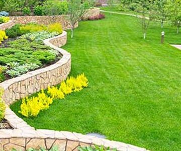 Retaining Wall & Garden